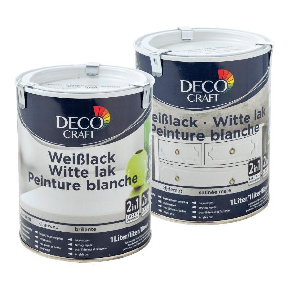 Witte acryllakverf