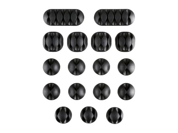Tronic Cable Holder Set - 17 Pieces