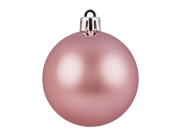 Livarno Home Pink Christmas Baubles - 30 Pack