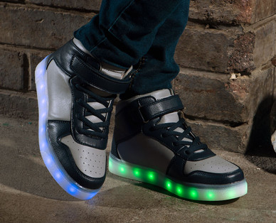 IMPIDIMPI Kinder-Schuhe mit LED-Leuchtsohle