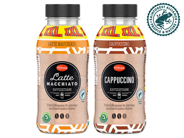 Kaffeegetränk 250 ml + 130 ml gratis