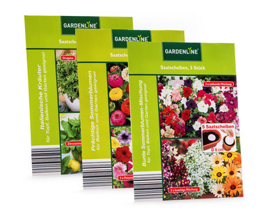 GARDENLINE Saatgutscheiben/ -bänder