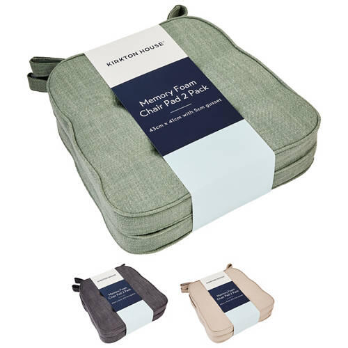 Memory Foam Chair Pad 2 Pack