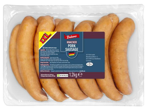 XXL Knackwurst Smoked & Cooked Sausage