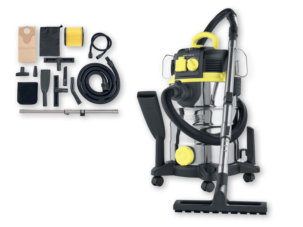Parkside(R) 1,500W Wet & Dry Vacuum Cleaner