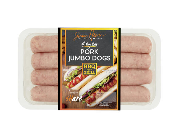 Simon Howie 4 Pork Jumbo Dogs
