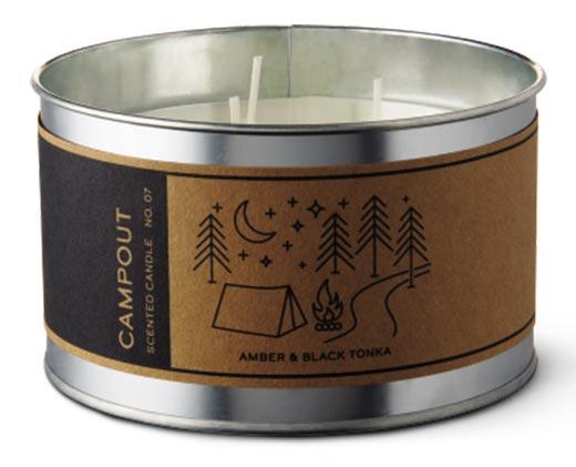 Huntington Home 
 Galvanized Tin Candle
