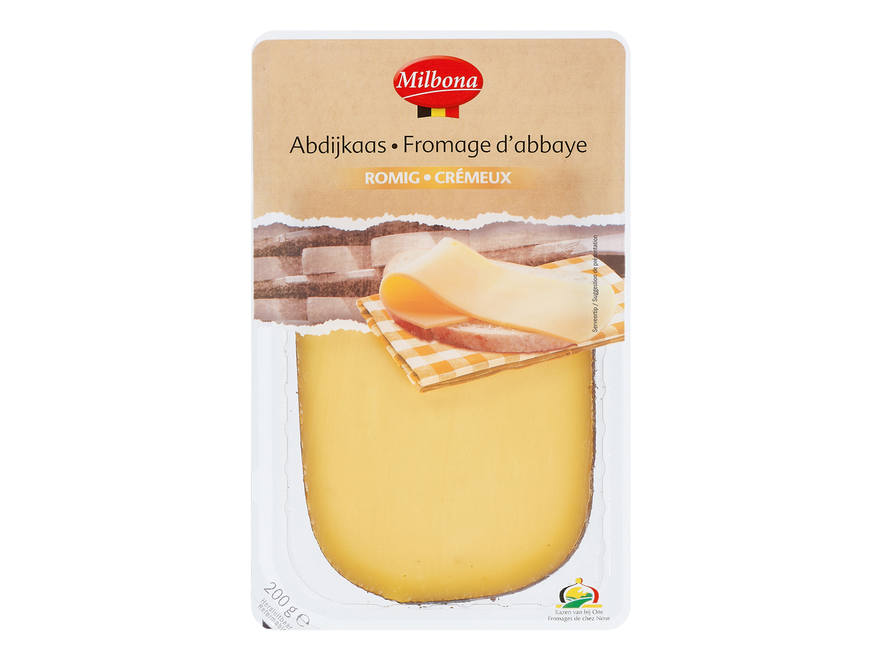 Abdijkaas in sneden