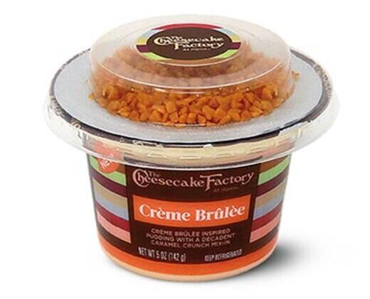 The Cheesecake Factory 
 Creme Brulee or Cafe Mocha Mix-In Desserts