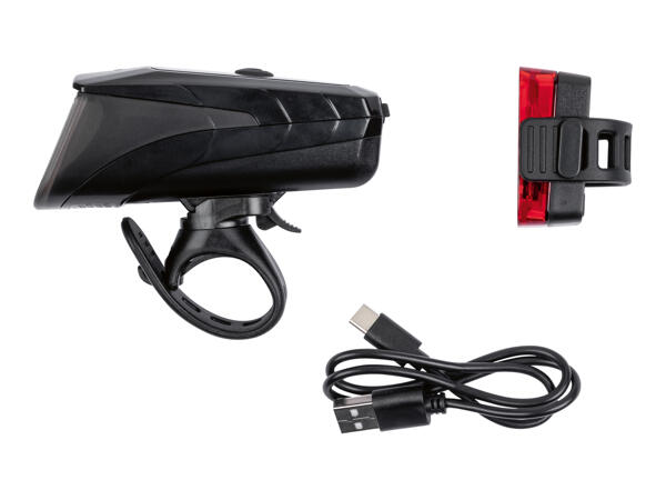 Crivit LED Bike Light Set