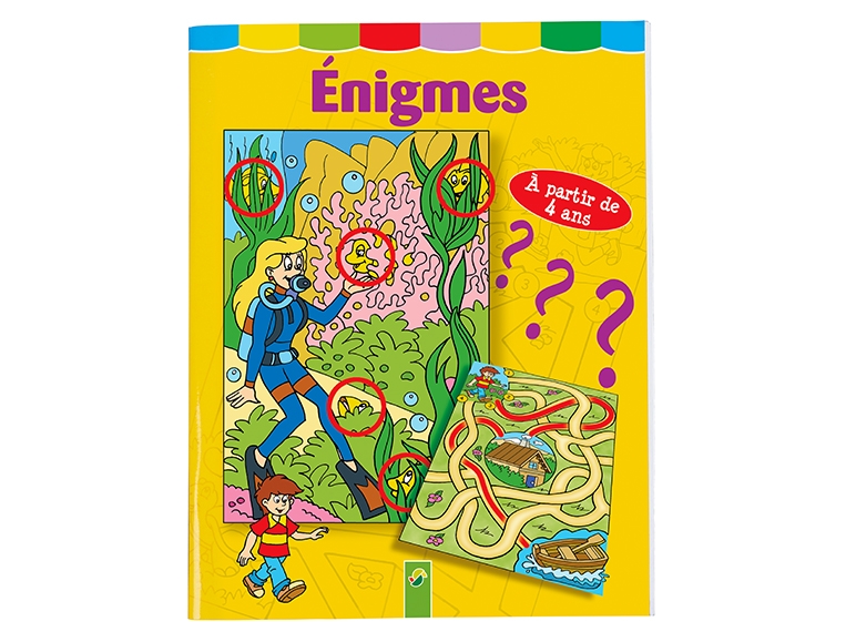 Rätsel- oder Malbuch