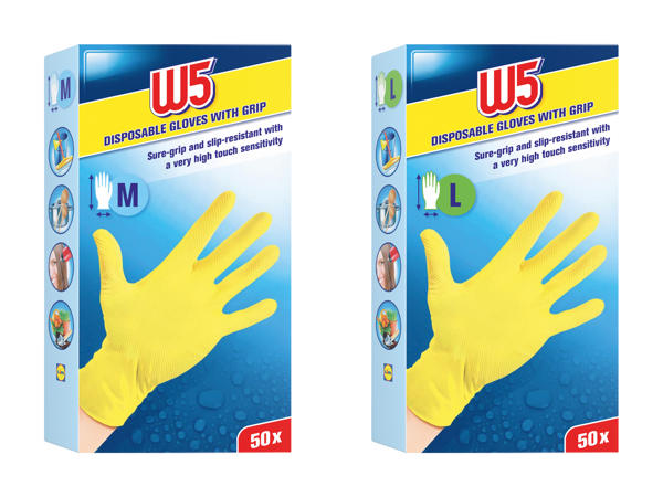 Gants jetables avec grip