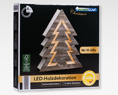 OECOLUX(R) LED-Holzfigur