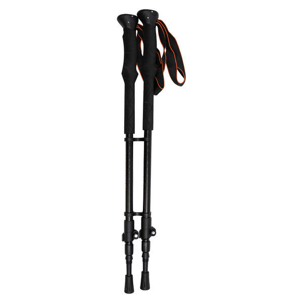 Adventuridge Adjustable Trekking Poles, EVA Handles - Orange