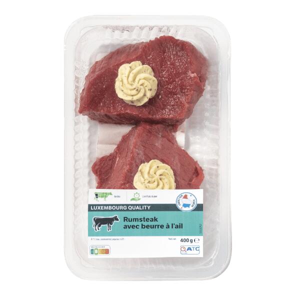 Rumsteak au beurre à l'ail