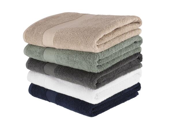 Serviette de douche en éponge