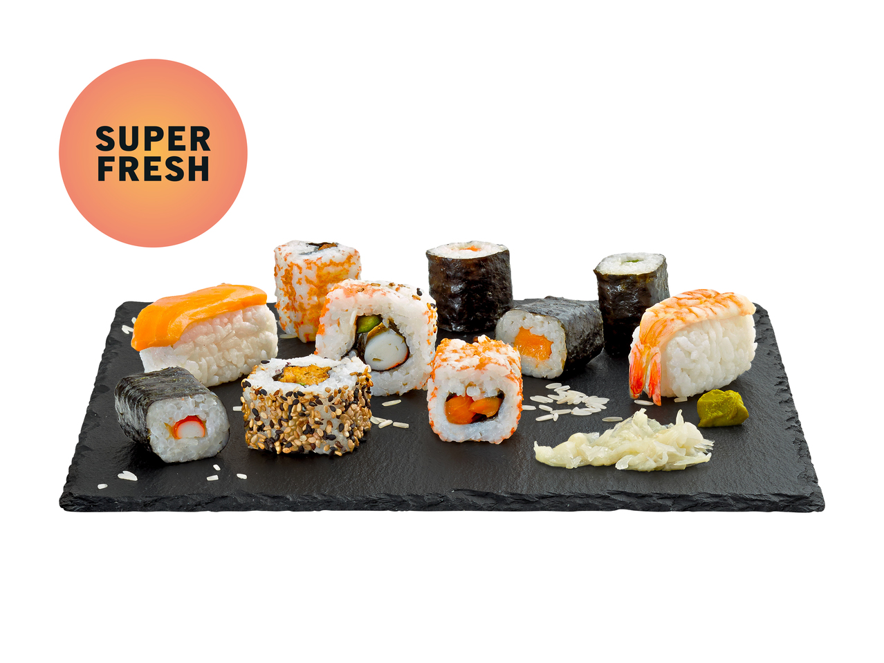 Sapin de Noël en sushis