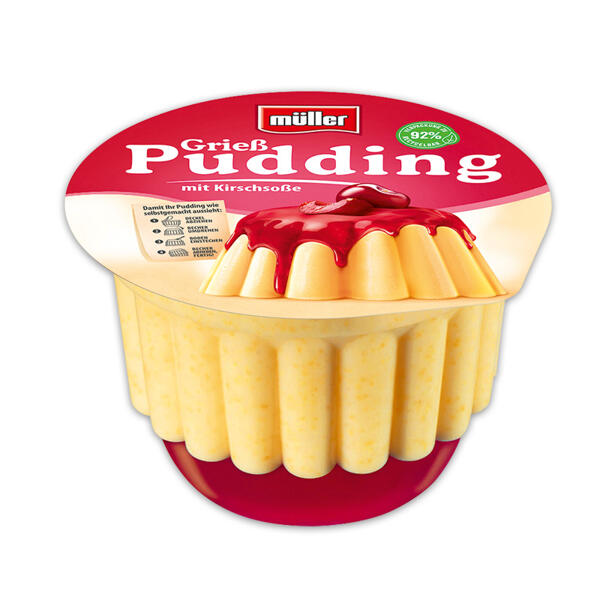 Pudding mit Soße