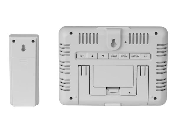 Auriol White Radio-Controlled Weather Station