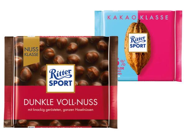 Ritter Sport Tafelschokolade Nuss-/Kakao-Klasse
