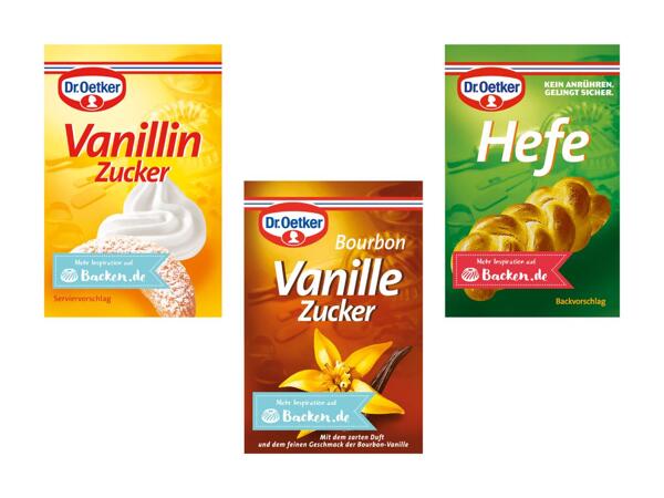Ingrédients de pâtisserie Dr. Oetker