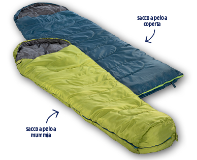 Sacco a pelo a mummia/a coperta ADVENTURIDGE(R)