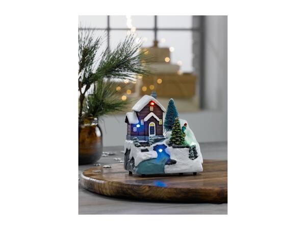 Livarno Home Small Animated Christmas Scene with LEDs & Music