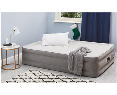 Queen Bed Air Mattress with Foam Top