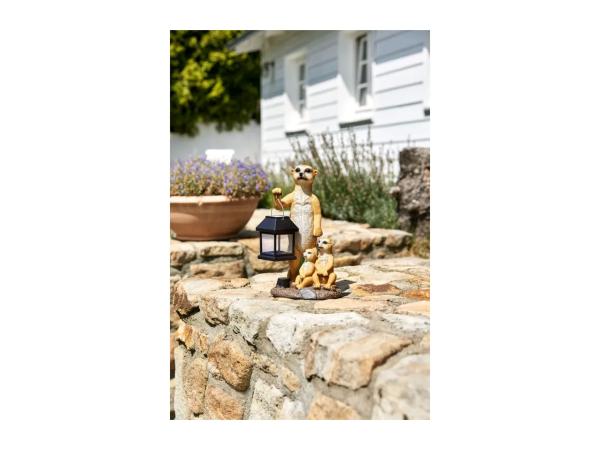 Livarno Home Decorative Solar-Powered Light - Meerkats