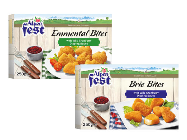 Brie and Emmental Bites