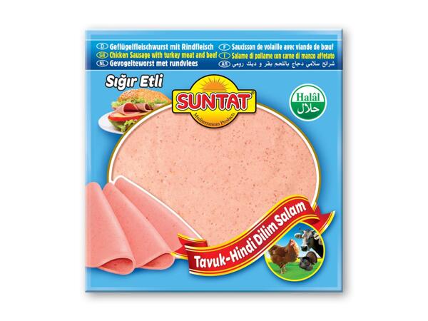 KAMAR/​SUNTAT Kalkunsalami eller kyllingepølse
