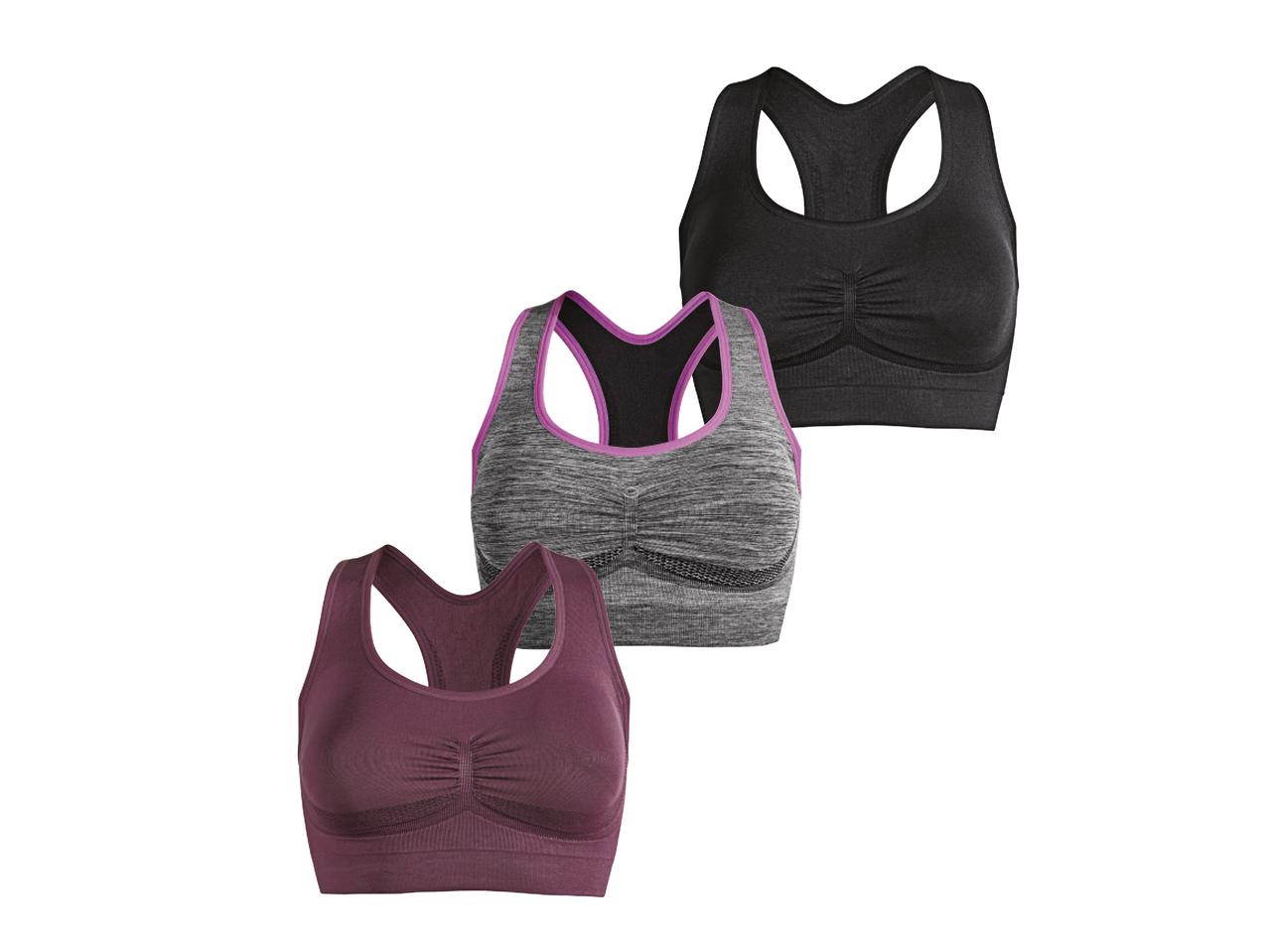 CRIVIT Ladies' Seamless Sports Bra