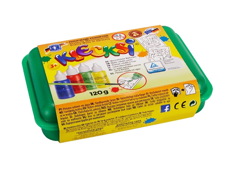 Modelling Dough/ Finger Painting Set/ Kids' Interlocking Game "Feuchtmann"