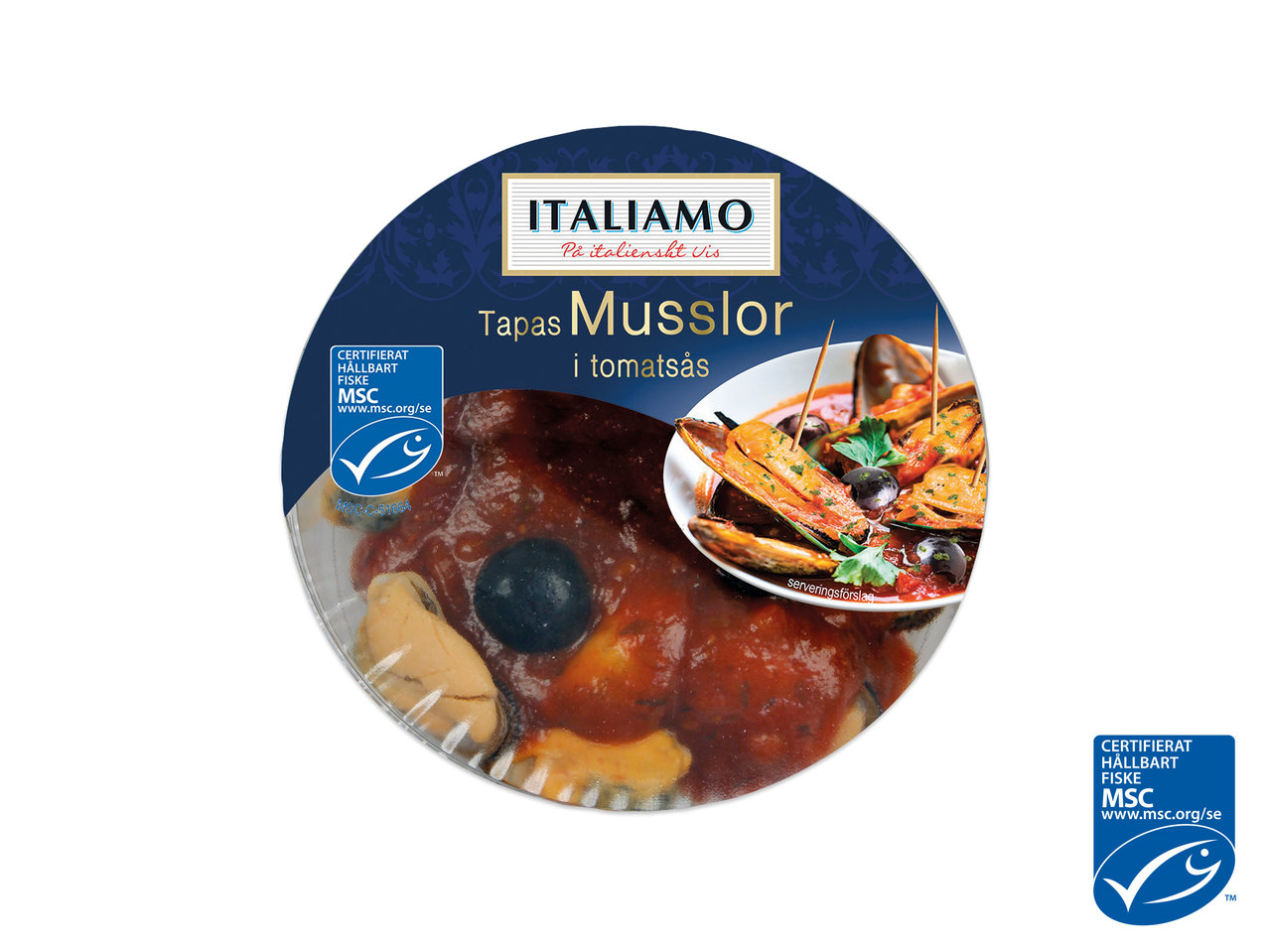 MUSSLOR I TOMATSÅS