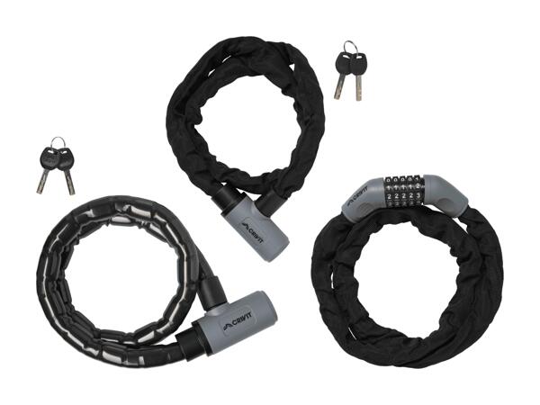Cadenas à chaîne/câble antivol blindé pour vélo