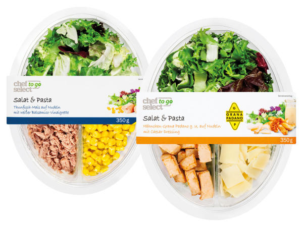 CHEF SELECT TO GO Salat und Pasta