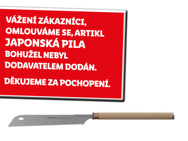 JAPONSKÁ PILA