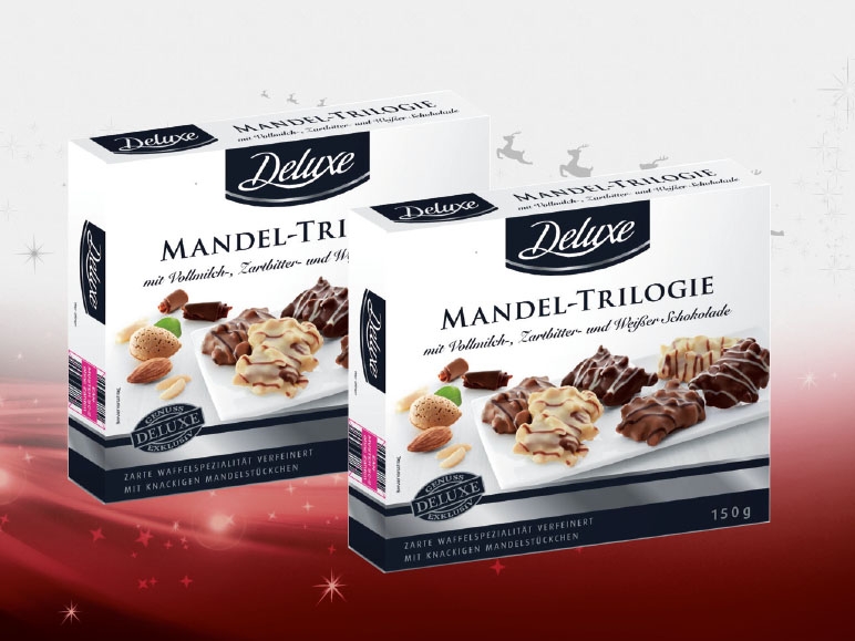 Cioccolatini alle mandorle in 3 gusti