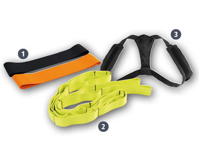 CRANE(R) Textil-Fitnessbänder/Haltungstrainer