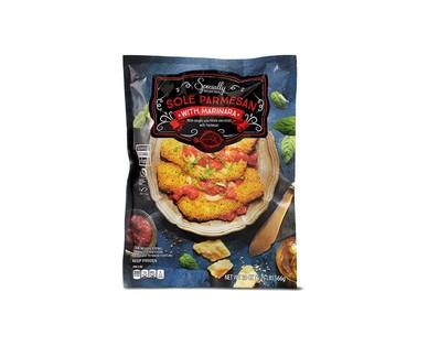 Specially Selected Sole Parmesan with Marinara