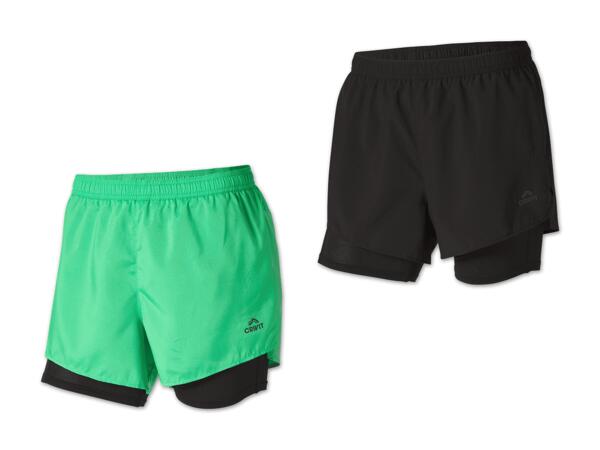 Herren 2-in-1 Laufshorts