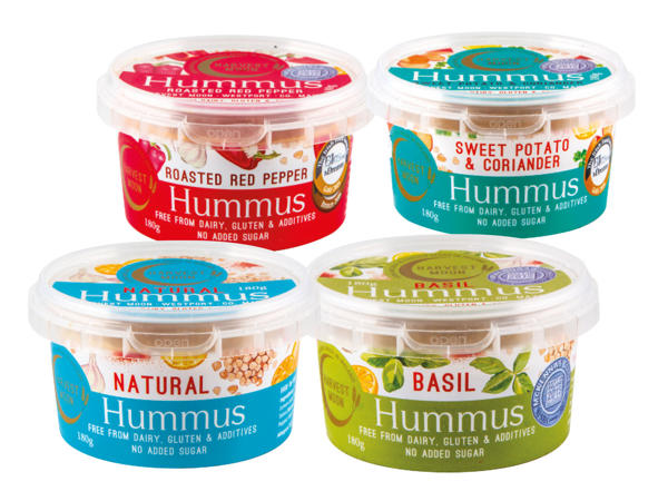 Harvest Moon Roasted Red Pepper / Basil Hummus