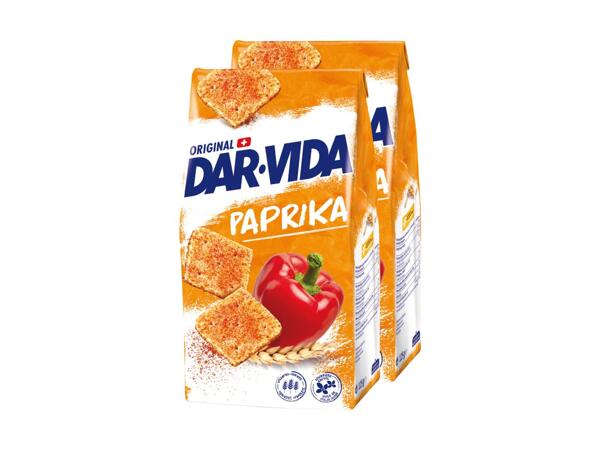 Crackers au paprika DAR-VIDA, pack de 2