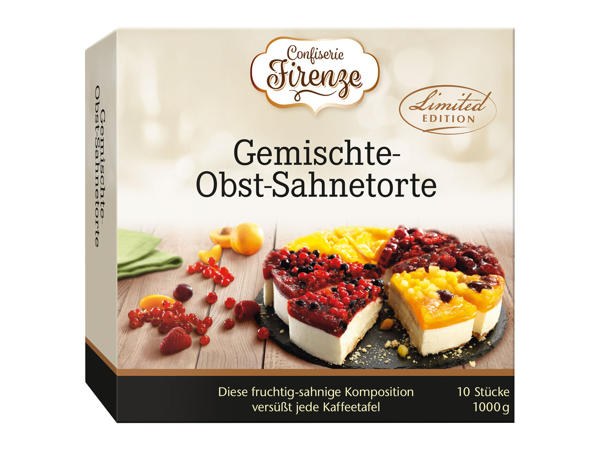 CONFISERIE FIRENZE Gemischte Obstsahnetorte