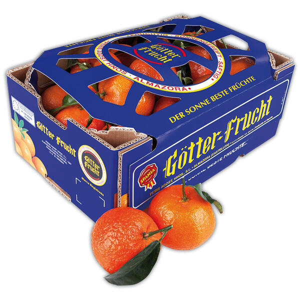 Premium Clementinen mit Blatt