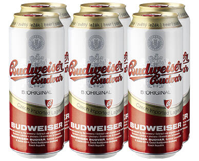 BIÈRE BUDWEISER BUDVAR