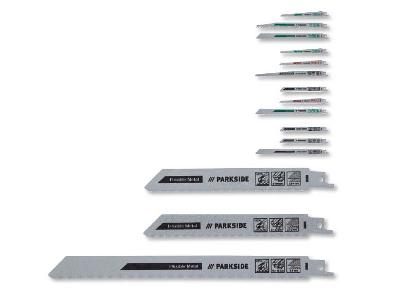 Parkside(R) Sabre Saw Blade Set