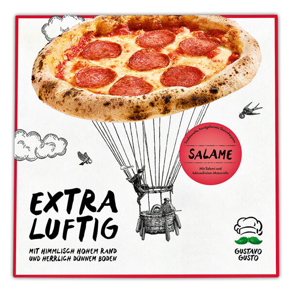 Pizza extra luftig