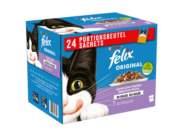 Aliment en gelée humide pour chats Felix