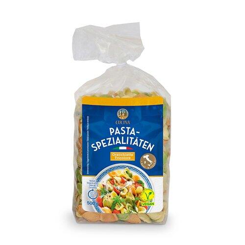 CUCINA Süditalienische Teigwarenspezialität, Orecchiette Tricolore